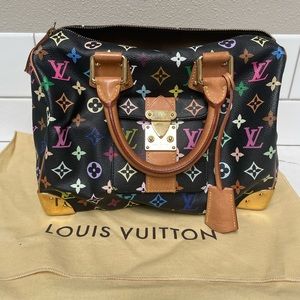 Louis Vuitton multi color vintage speedy 20